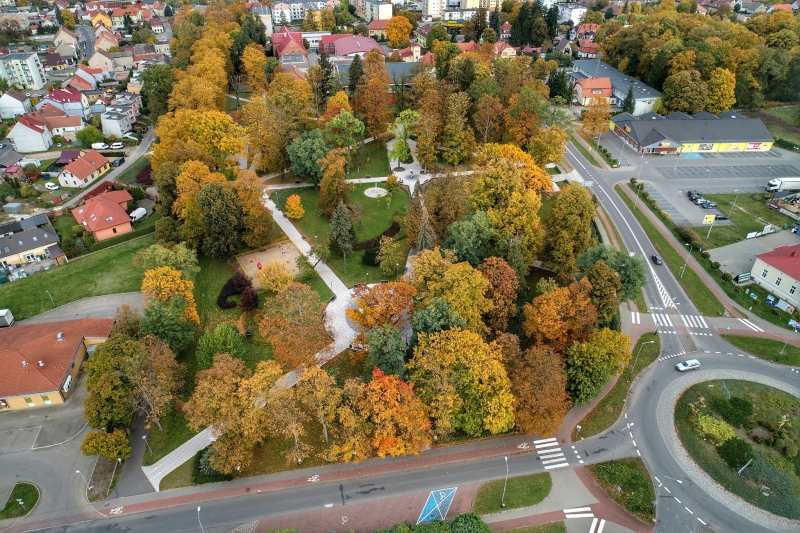 Park miejski w Sulęcinie