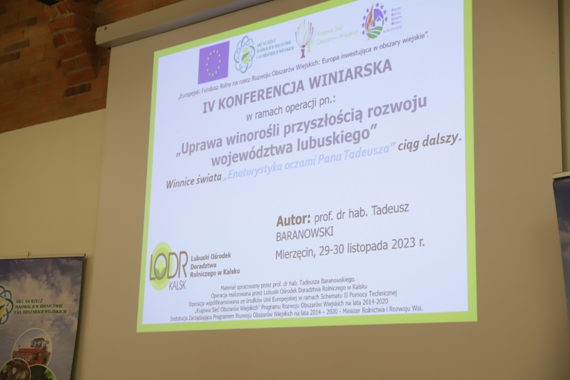 IV Konferencja Winiarska 29-30 listopada 2023 r.