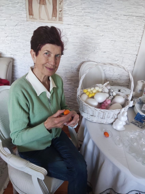  Seniorzy z Nowego Żabna przygotowują już ozdoby świąteczne
