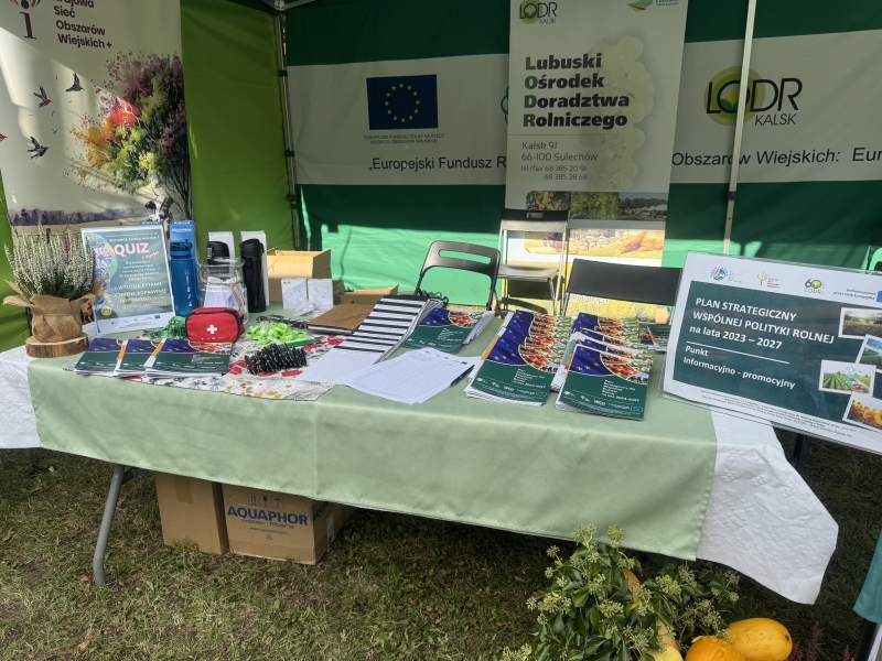 Stoiska informacyjno-promocyjne PS WPR 2023-2027 - Targi Rolnicze wrzesień 2025 r.