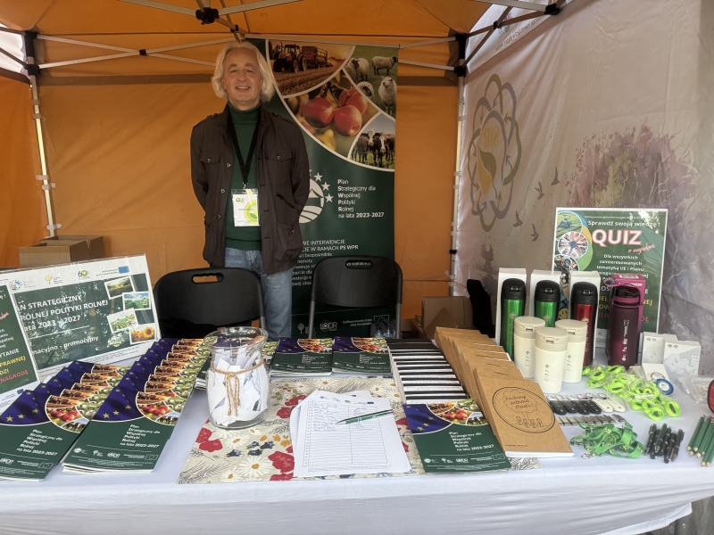 Stoiska informacyjno-promocyjne PS WPR 2023-2027 - Targi Rolnicze wrzesień 2025 r.