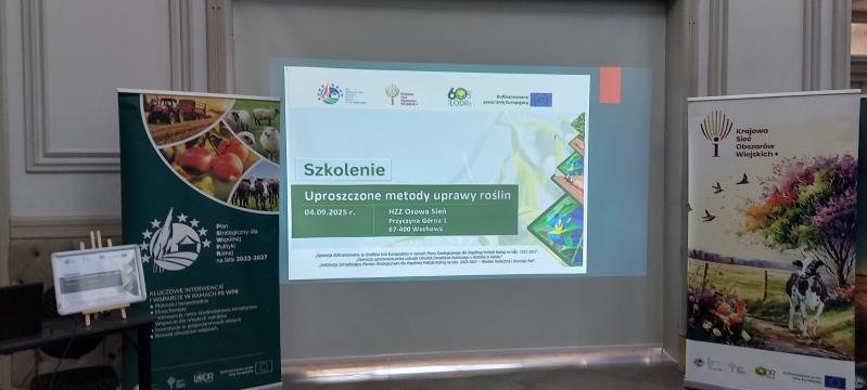 Szkolenia z uproszczonych metod uprawy roślin - 4 i 5.09.2025 r.