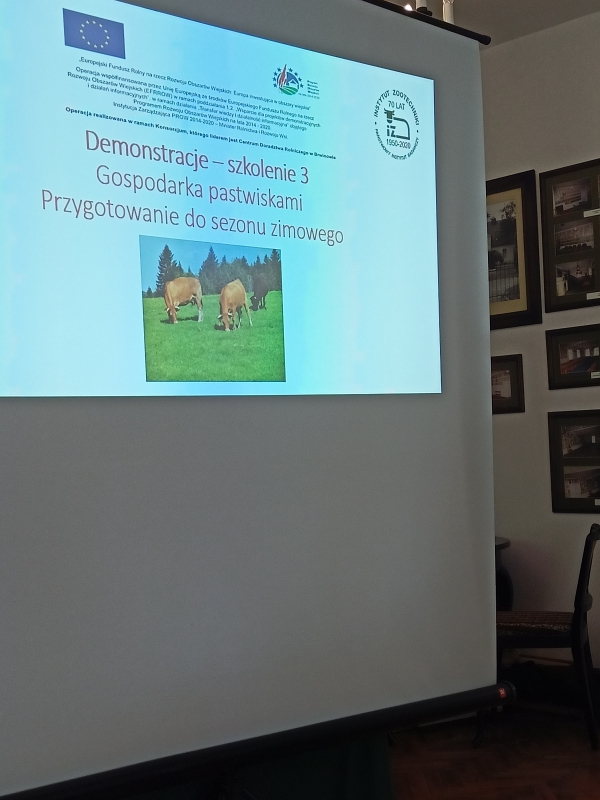Trzecie spotkanie w ramach demonstracji nowoczesne technologie chowu  i hodowli bydła ras mięsnych