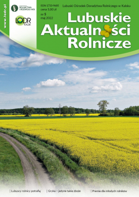 Lubuskie Aktualności Rolnicze - maj 2022