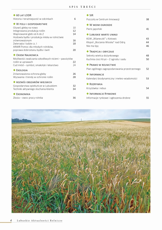 Lubuskie Aktualności Rolnicze - czerwiec 2025