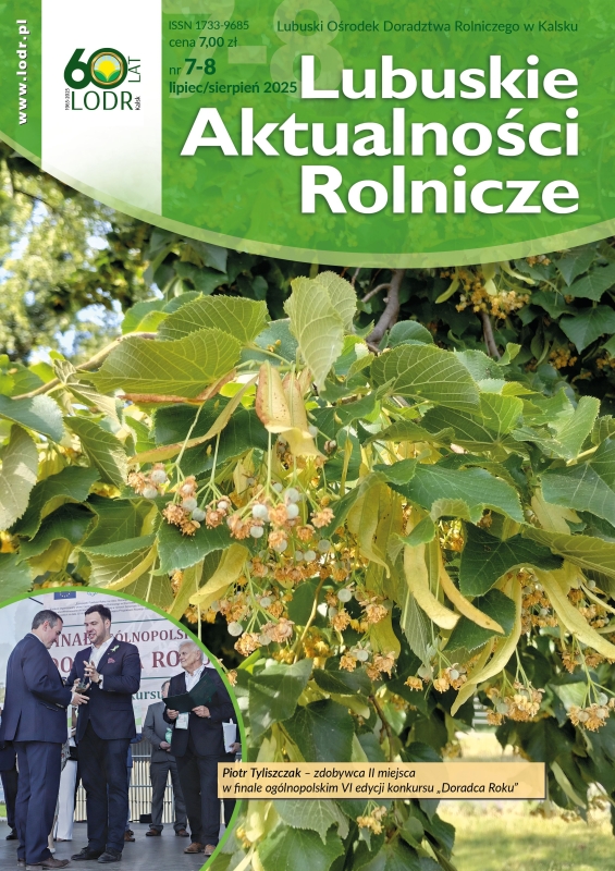 Lubuskie Aktualności Rolnicze - sierpień 2025