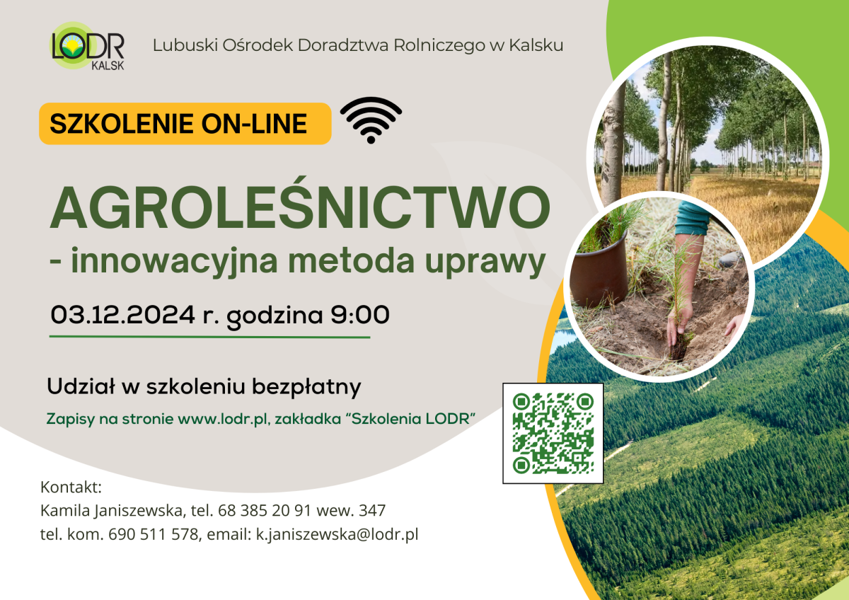 AGROLEŚNICTWO - innowacyjna metoda uprawy