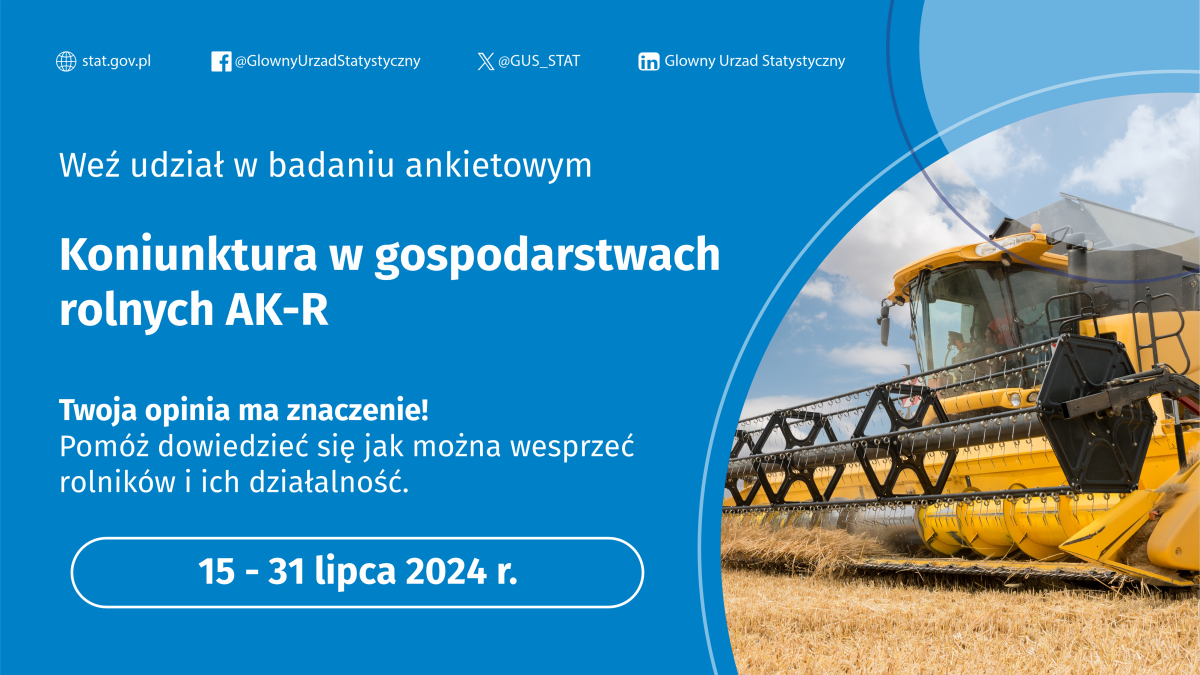 Badanie Koniunktury w Gospodarstwach Rolnych (ankieta AK-R)