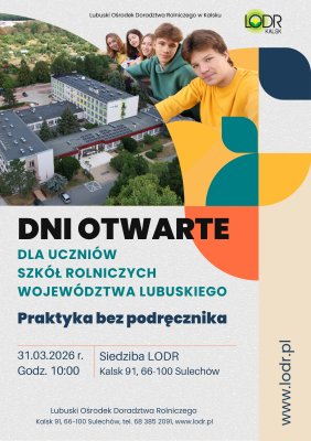 Dni Otwarte dla uczniów szkół rolniczych w Lubuskim Ośrodku Doradztwa Rolniczego