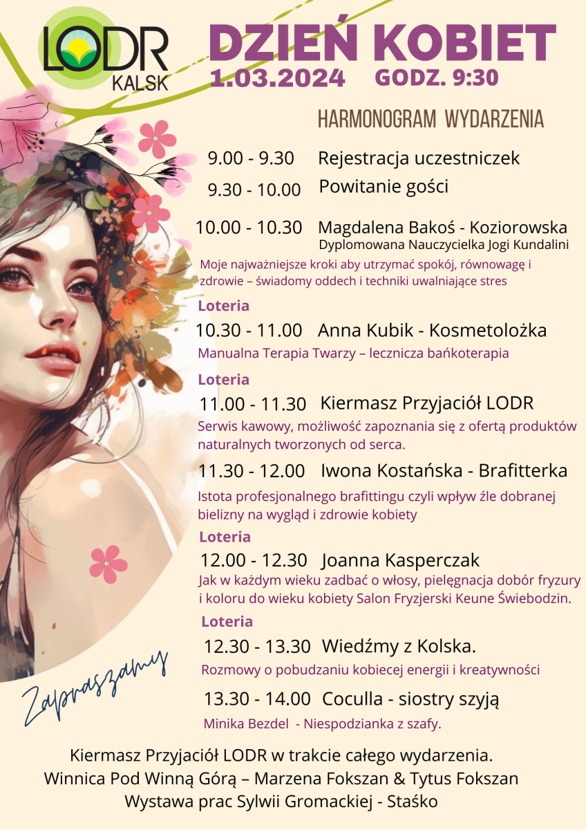 Dzień Kobiet w LODR Kalsk - Kiermasz Przyjaciół LODR