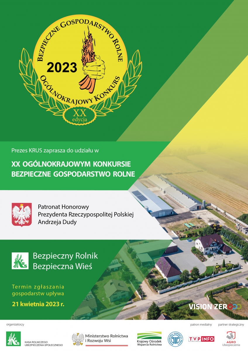 Inauguracja XX Ogólnokrajowego Konkursu Bezpieczne Gospodarstwo Rolne