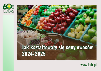Jak kształtowały się ceny owoców