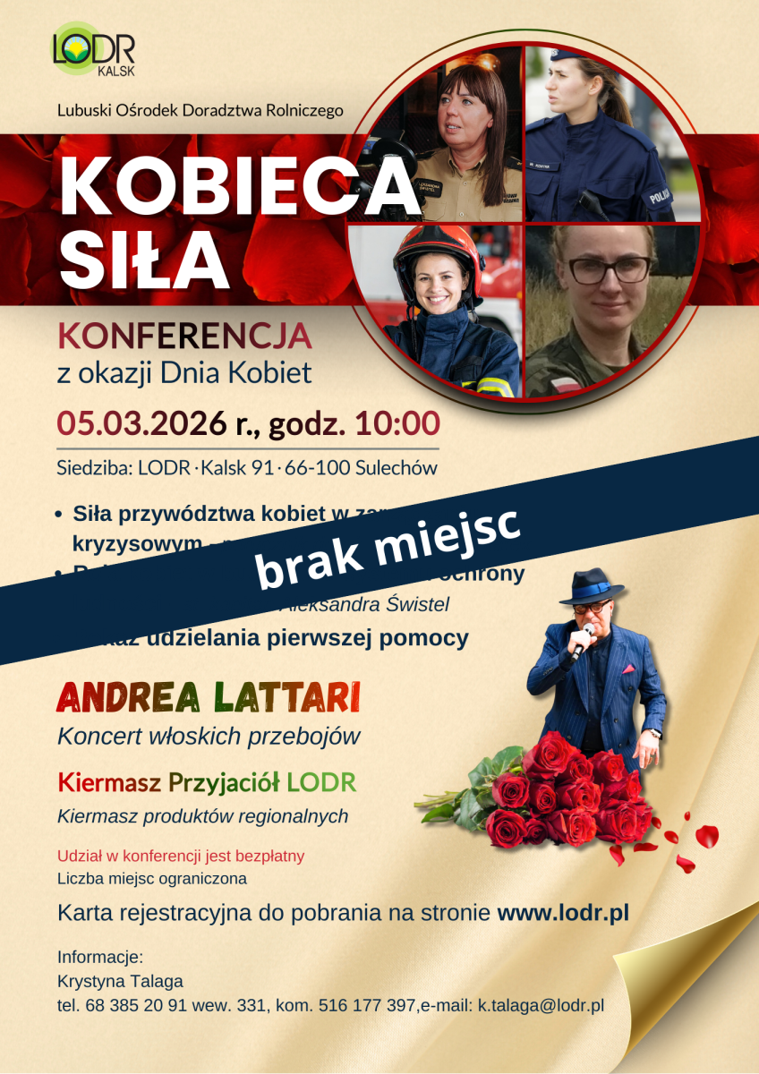 Kobieca siła - Konferencja z okazji Dnia Kobiet
