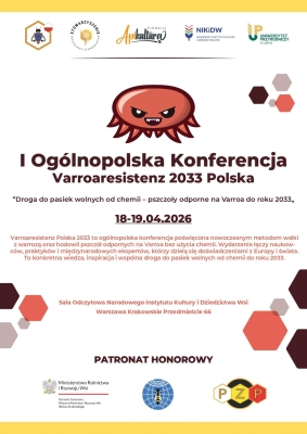KONFERENCJA -  Droga do pasiek wolnych od chemii 