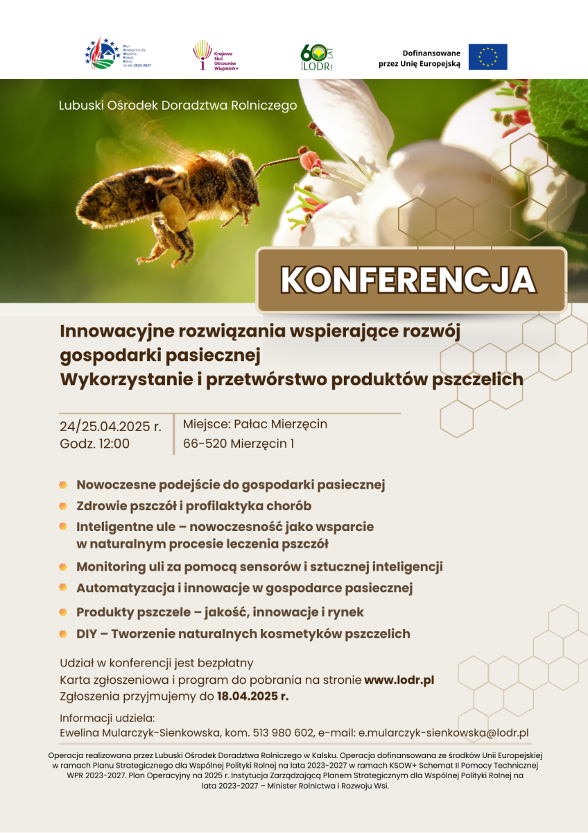 Konferencja dla pszczelarzy