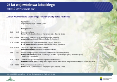 Konferencja Urzędu Statystycznego w Zielonej Górze z udziałem przedstawiciela LODR