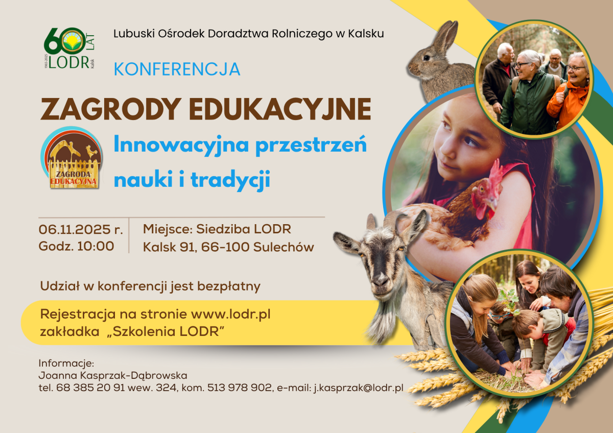 Konferencja Zagrody Edukacyjne Innowacyjna przestrzeń nauki i tradycji