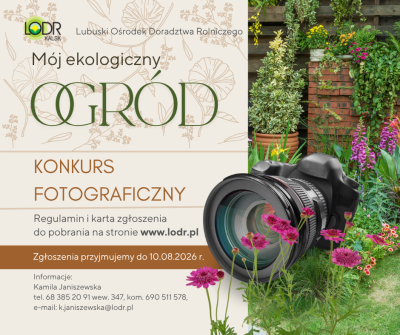 Konkurs fotograficzny „Mój ekologiczny ogród”