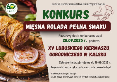 Konkurs kulinarny - Mięsna rolada pełna smaku