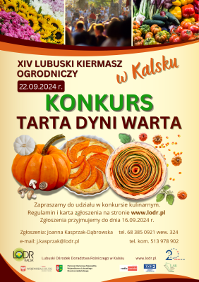 Konkurs kulinarny "Tarta dyni warta"