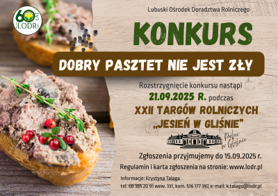 KONKURS KULINARNY - Dobry pasztet nie jest zły