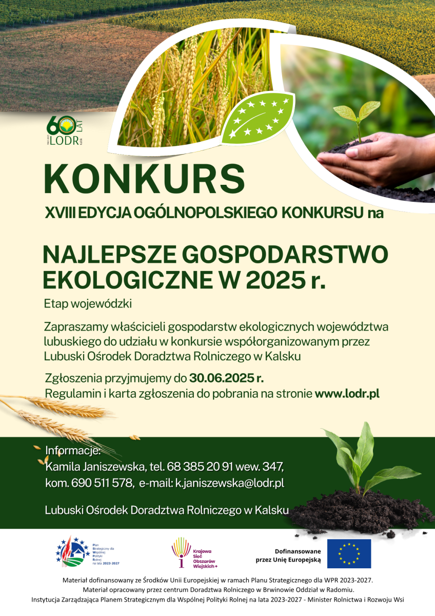 Konkurs na Najlepsze Gospodarstwo Ekologiczne