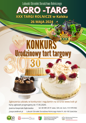 Konkurs na Urodzinowy Tort Targowy