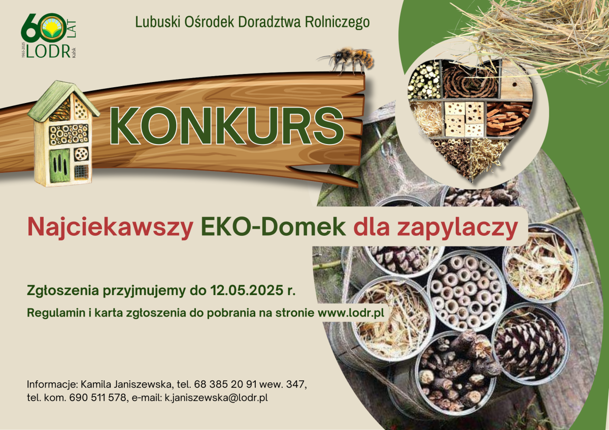 KONKURS - Najciekawszy Eko-domek dla zapylaczy