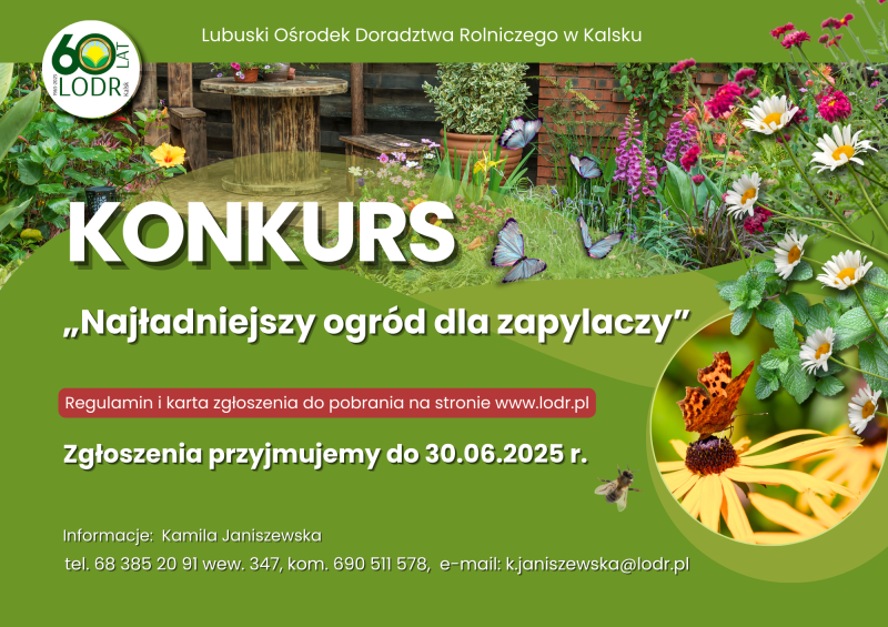 Konkurs Najładniejszy ogród dla zapylaczy