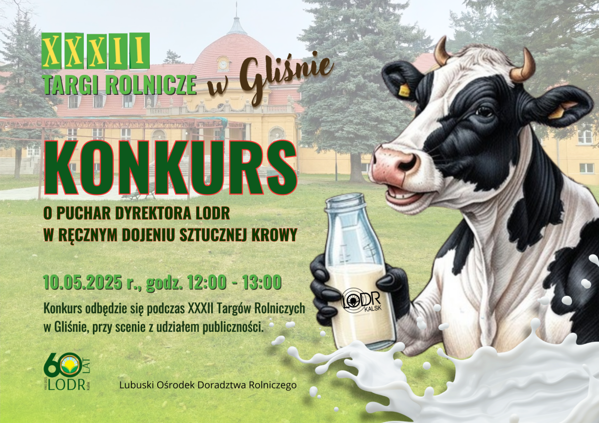 konkurs - podczas XXXII Targów Rolniczych w Gliśnie