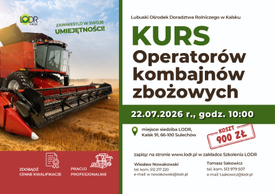 Kurs kombajnisty