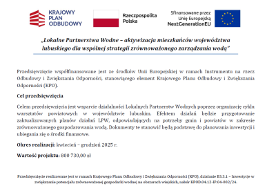Lokalne Partnerstwa Wodne