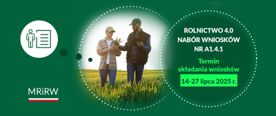 Nabór w ramach KPO - Rolnictwo 4.0 (II nabór)