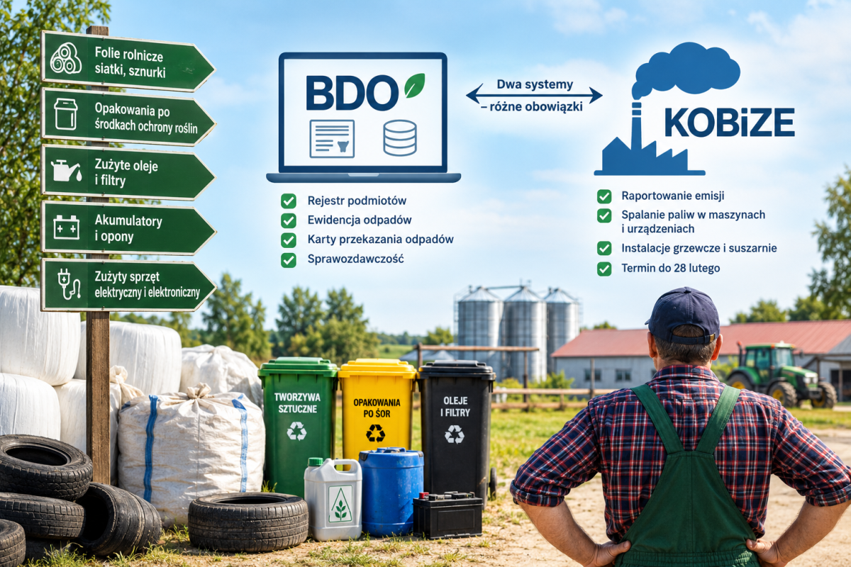 Odpady, BDO i KOBiZE w gospodarstwie rolnym