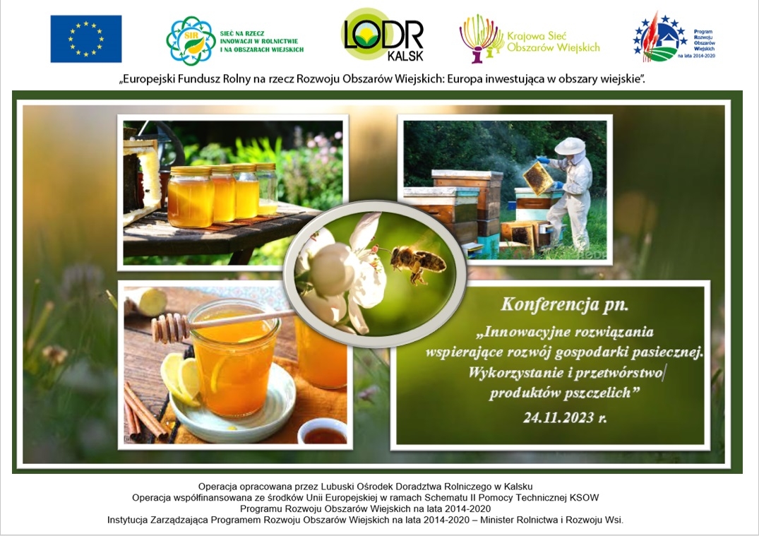 Ogłoszenie o konferencji pszczelarskiej