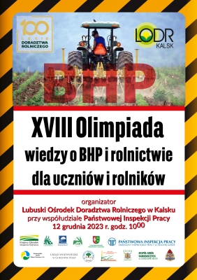 Olimpiada Wiedzy o BHP i rolnictwie rozstrzygnięta!