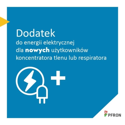 PFRON informuje: rozszerzenie dodatku do energii elektrycznej