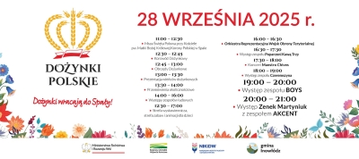 Program Dożynek w Spale 