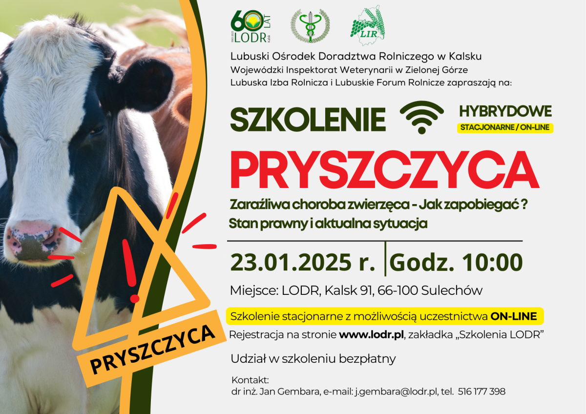 PRYSZCZYCA - SZKOLENIE
