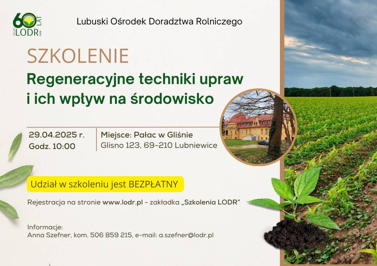 Regeneracyjne techniki uprawy i ich wpływ na środowisko