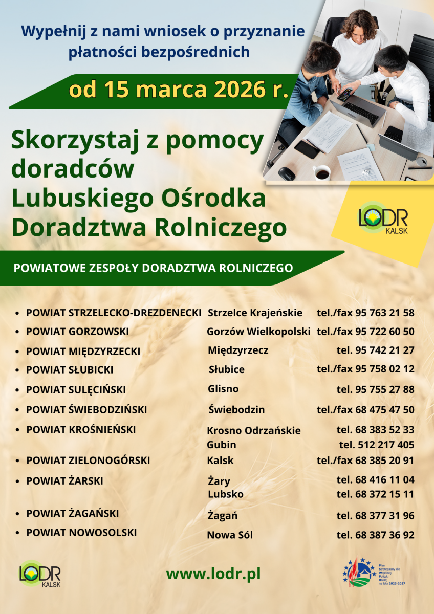 Rusza kampania dopłat bezpośrednich oraz płatności obszarowych 