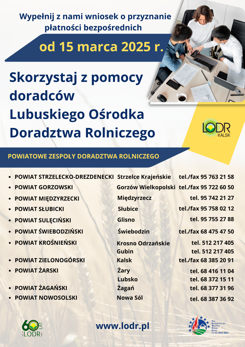 Start kampanii składania wniosków o płatności obszarowe za 2025 r.