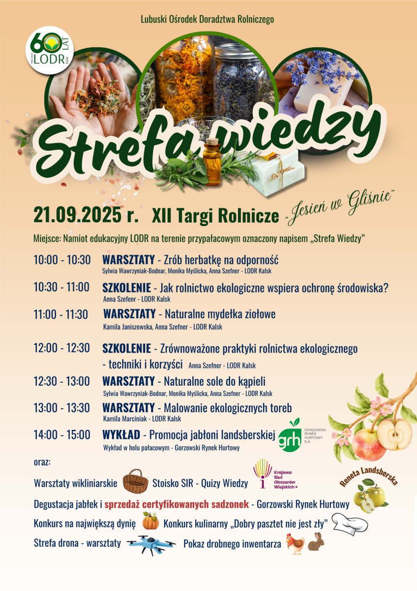 Strefa Wiedzy - XII Targi Rolnicze "Jesień w Gliśnie"