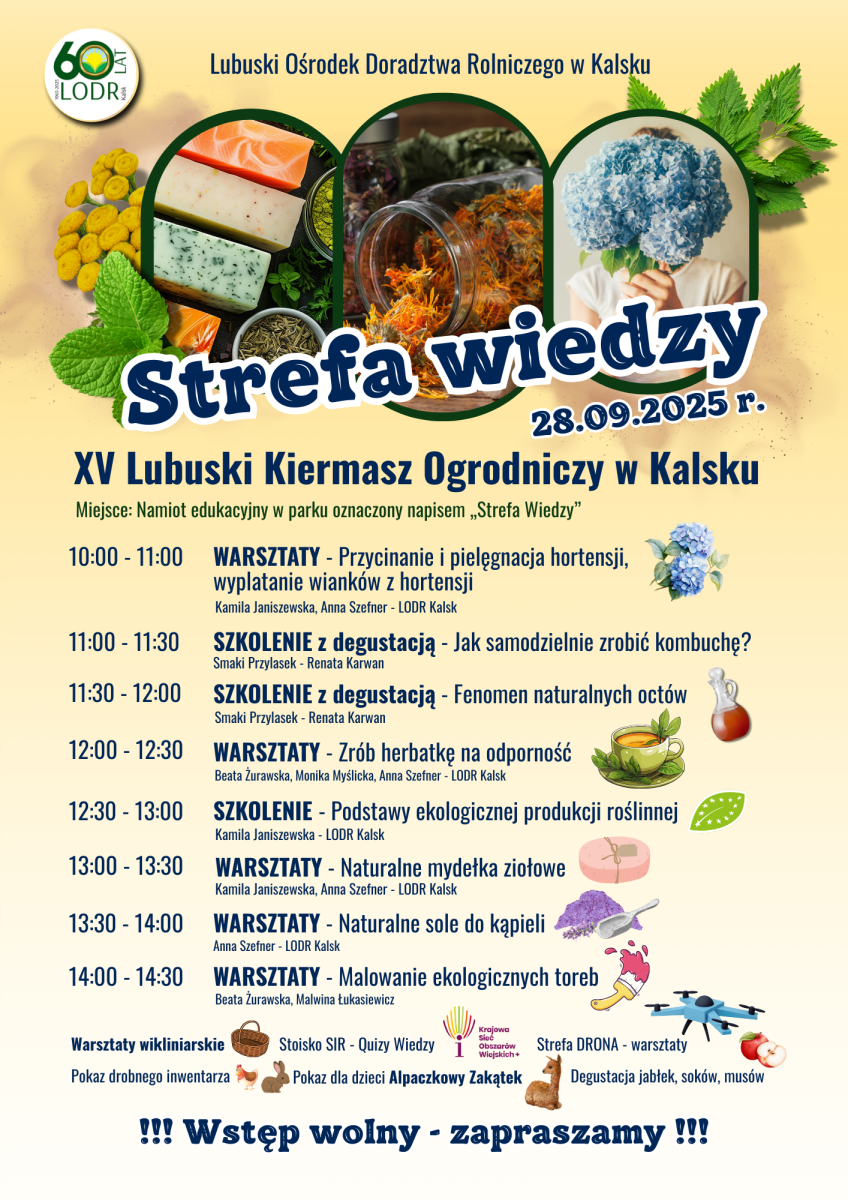 Strefa Wiedzy - XV Lubuski Kiermasz Ogrodniczy w Kalsku