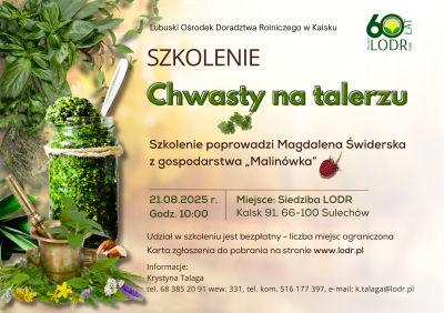 SZKOLENIE - Chwasty na talerzu