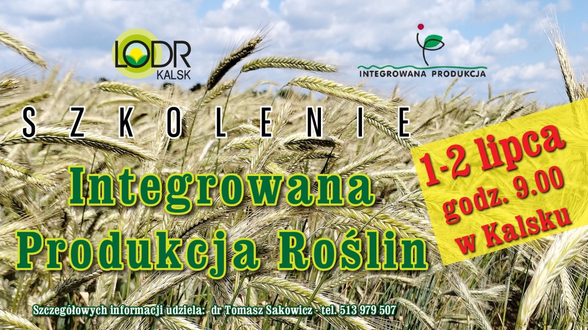Szkolenie Integrowana Produkcja Roślin