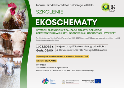 Szkolenie na temat Ekoschematów