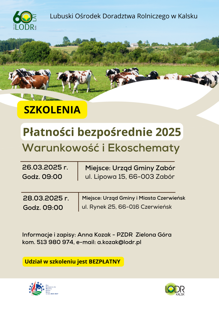 Szkolenie - Płatności bezpośrednie 2025