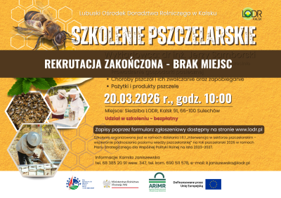 szkolenie pszczelarskie 