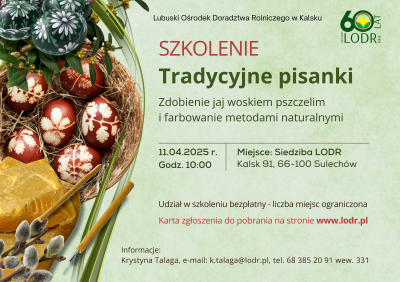 Szkolenie - Tradycyjne pisanki